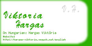 viktoria hargas business card